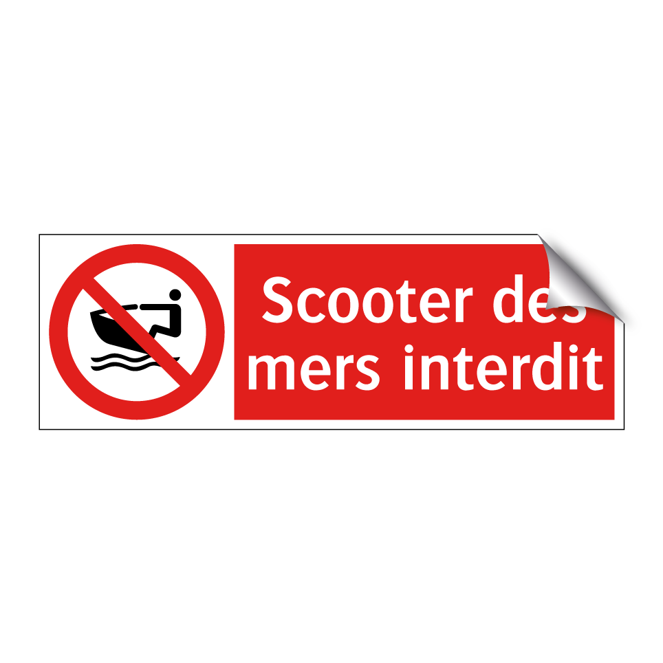 Scooter des mers interdit