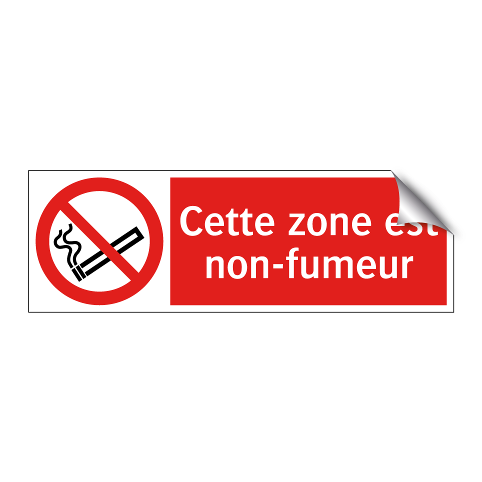 Cette zone est non-fumeur