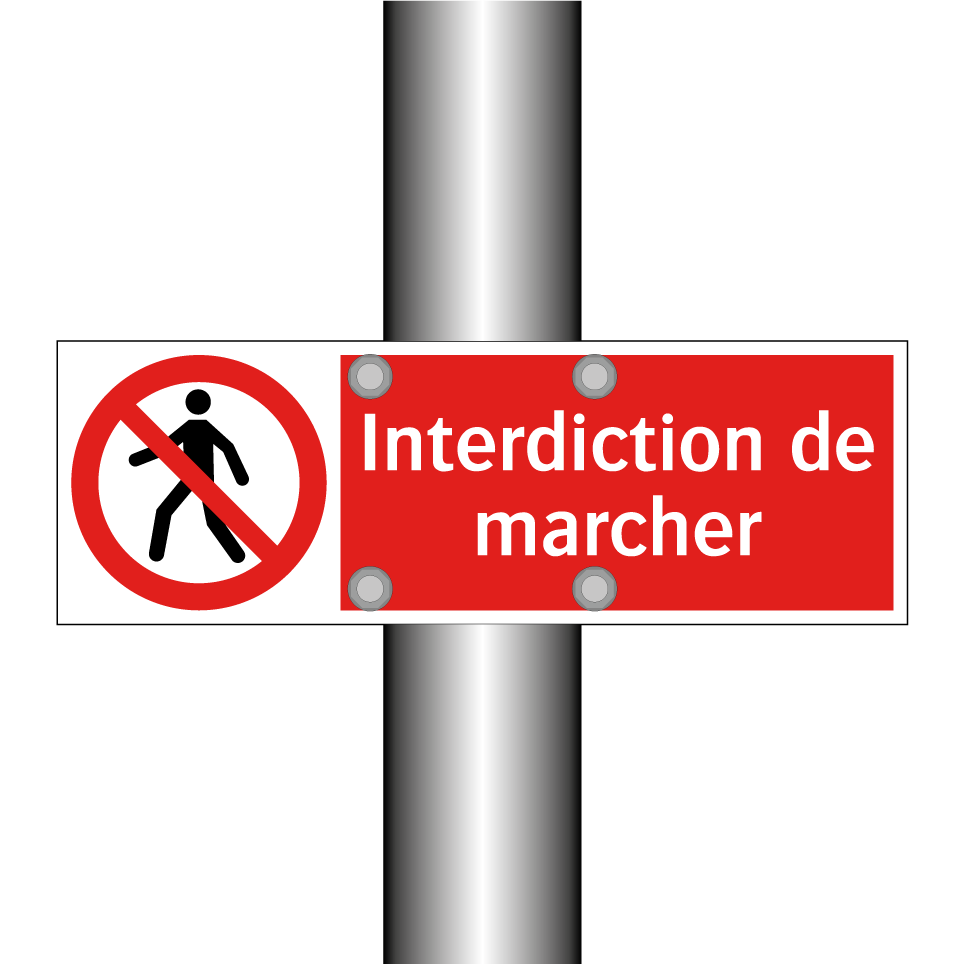 Interdiction de marcher