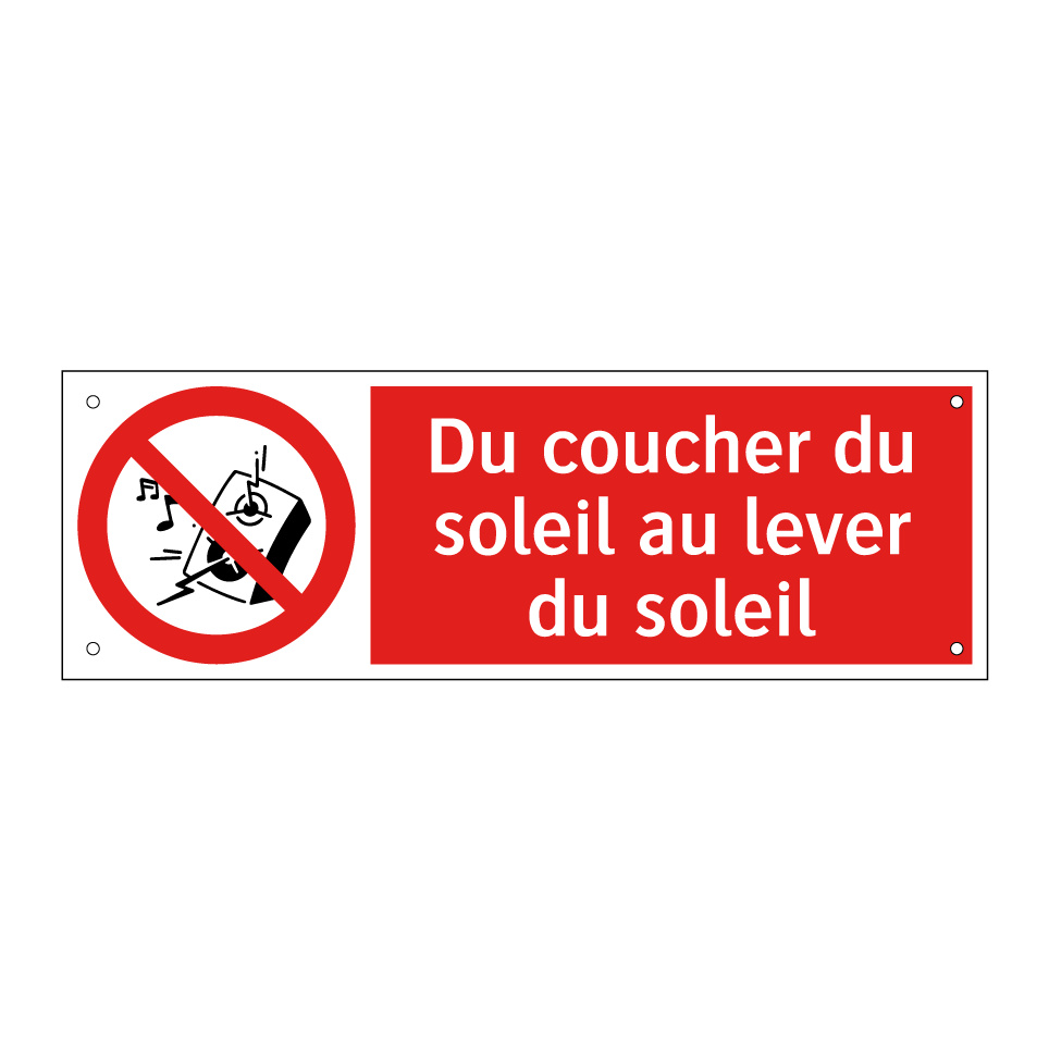 Du coucher du soleil au lever du soleil
