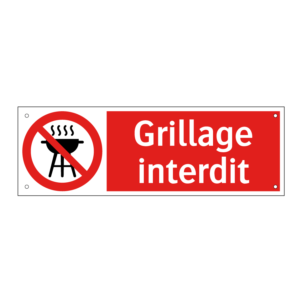 Grillage interdit
