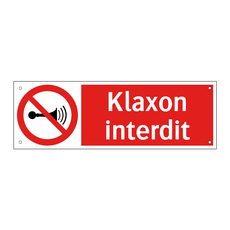 Klaxon interdit