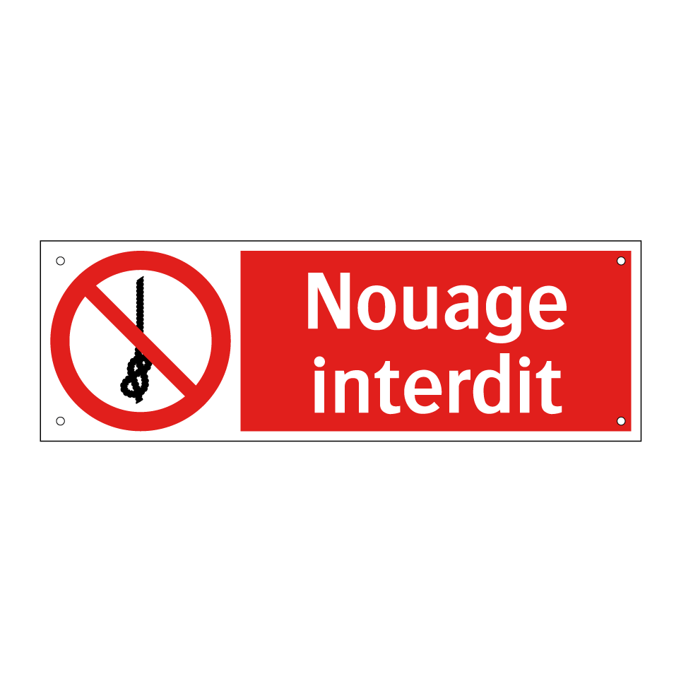 Nouage interdit