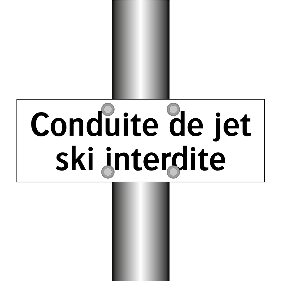 Conduite de jet ski interdite