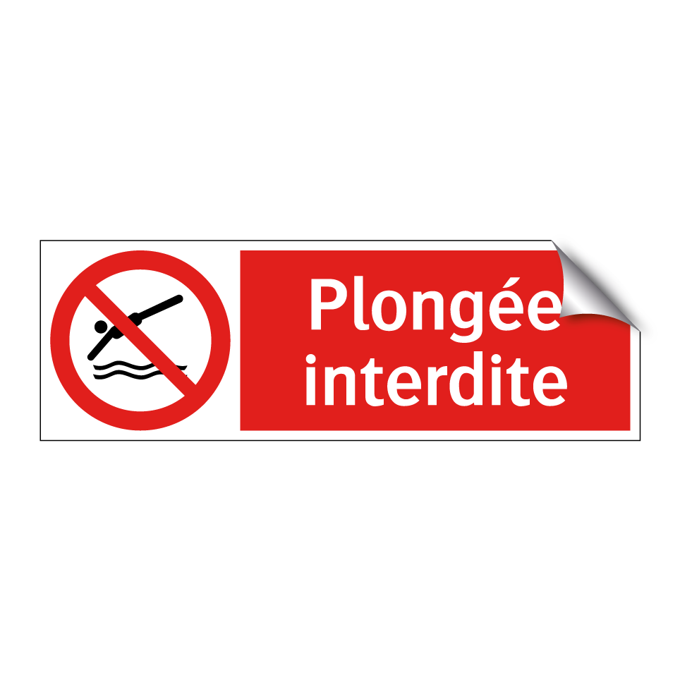 Plongée interdite