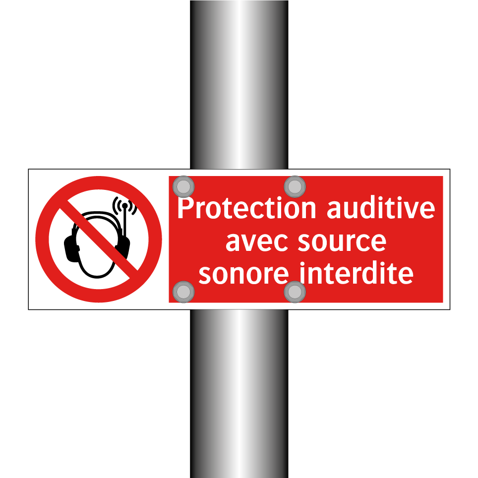 Protection auditive avec source sonore interdite