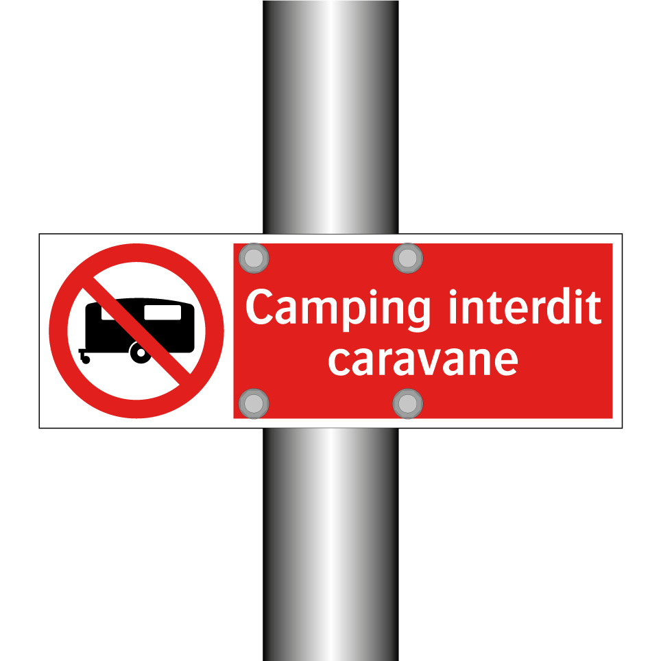 Camping interdit caravane