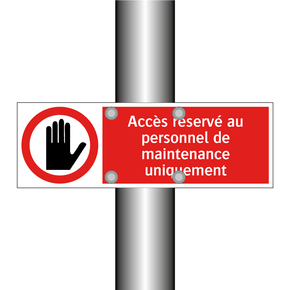 Accès réservé au personnel de maintenance uniquement