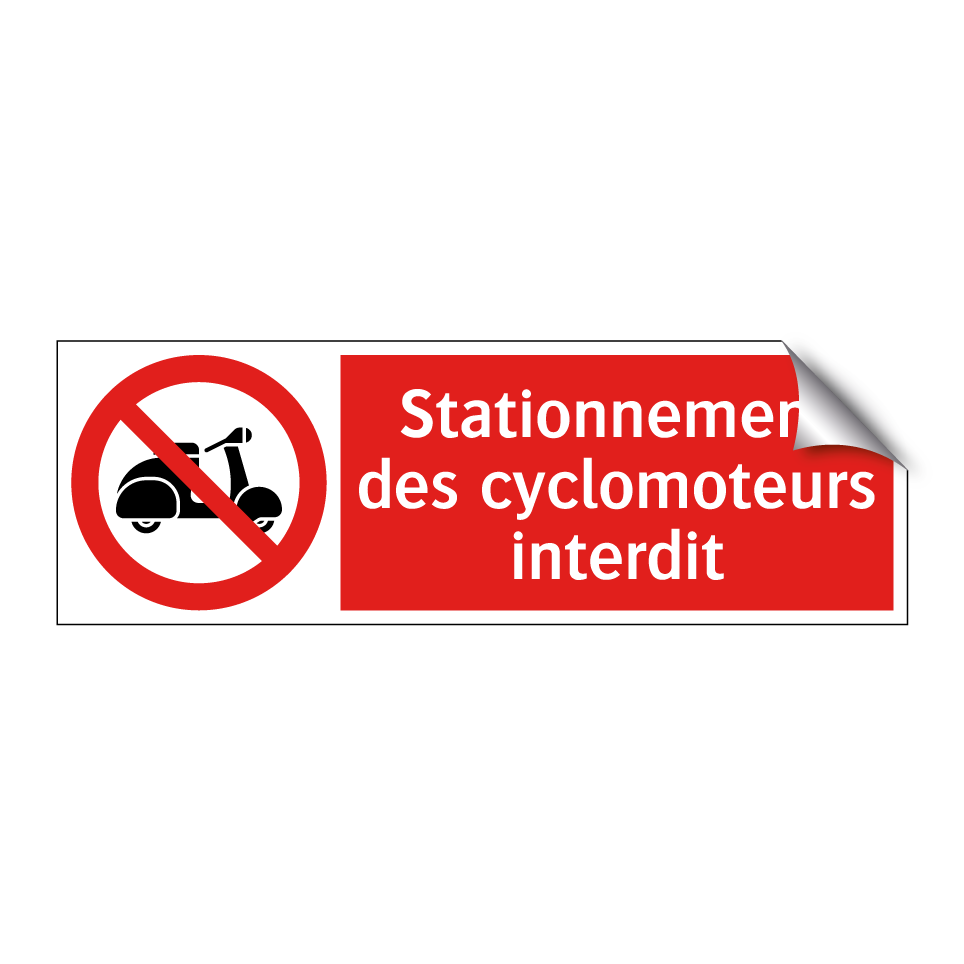Stationnement des cyclomoteurs interdit