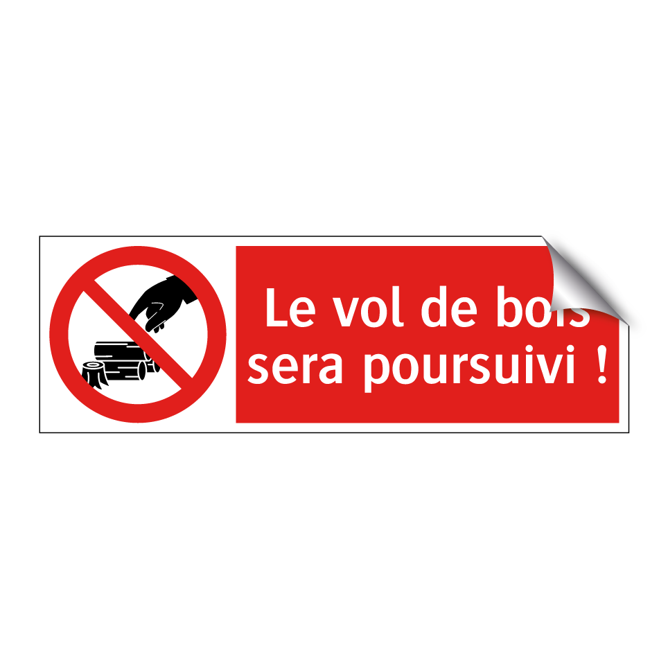 Le vol de bois sera poursuivi !