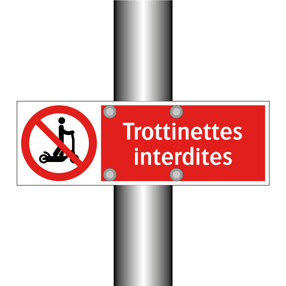 Trottinettes interdites