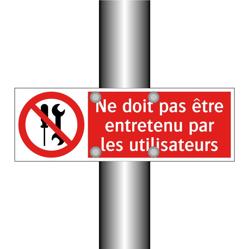 Ne doit pas être entretenu par les utilisateurs