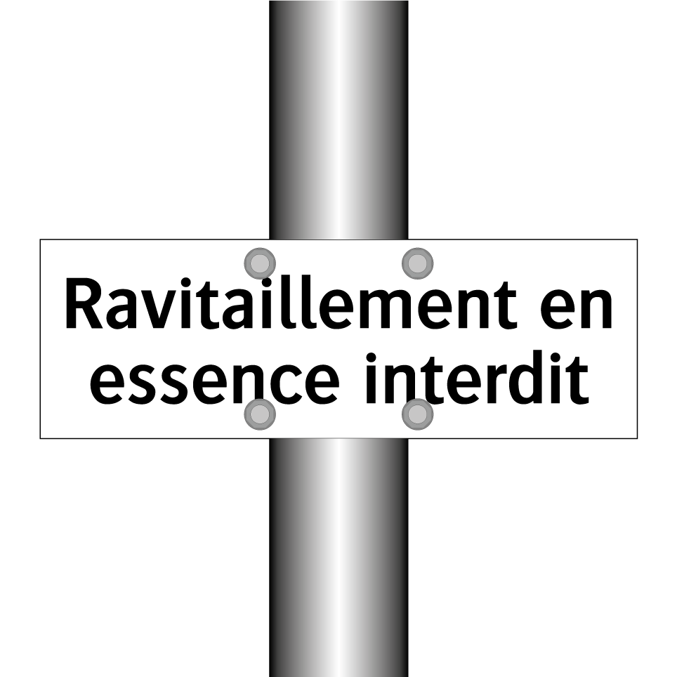 Ravitaillement en essence interdit