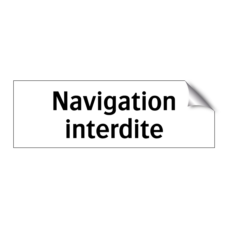 Navigation interdite