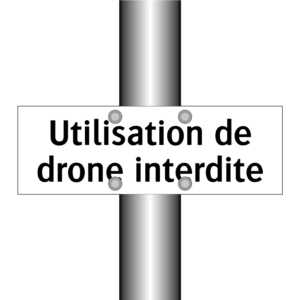Utilisation de drone interdite