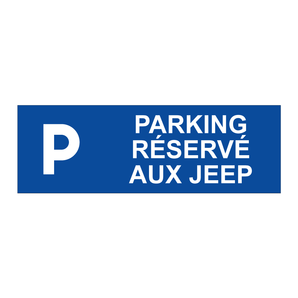 Parking réservé aux Jeep