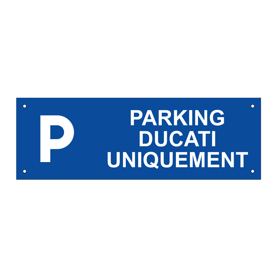Parking Ducati uniquement