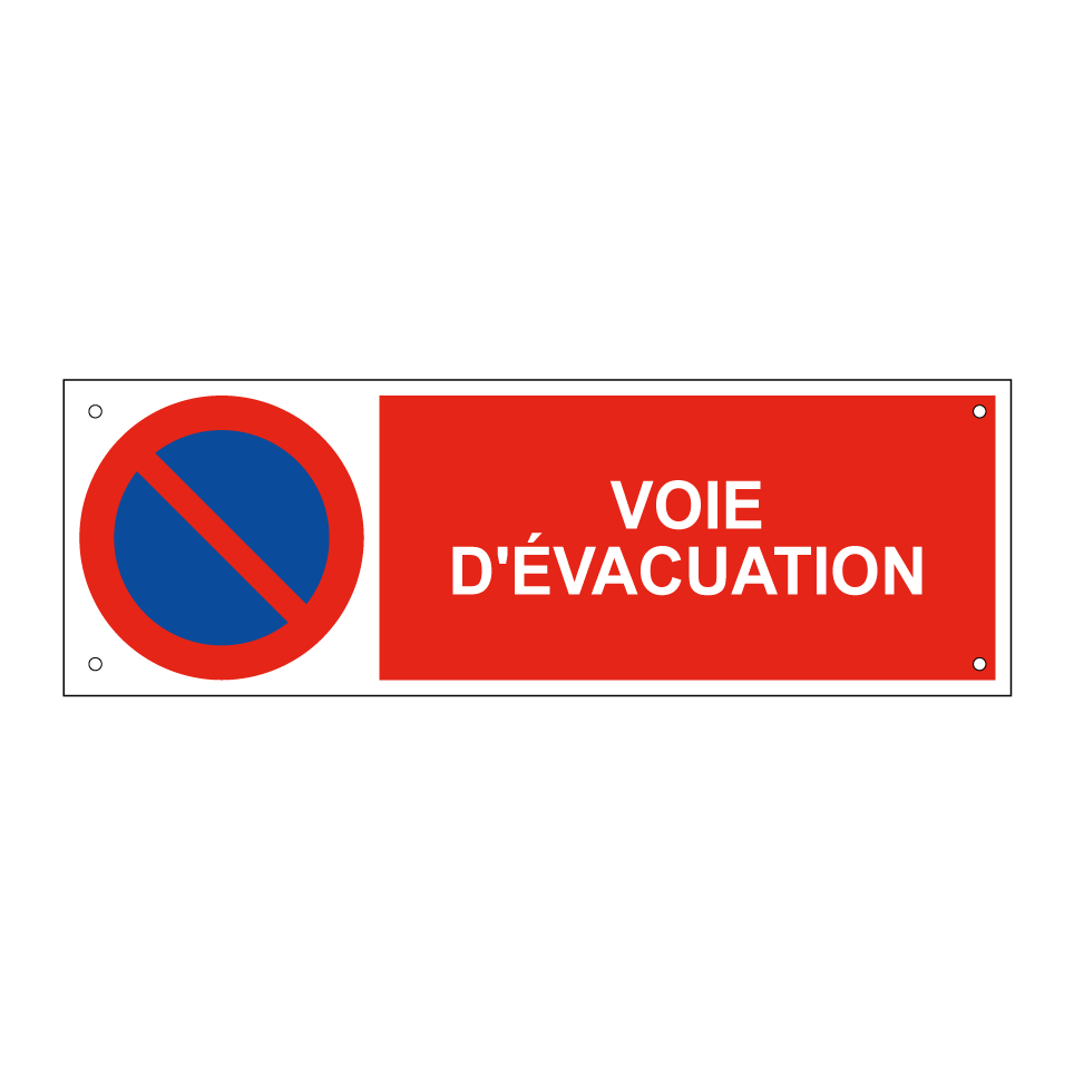 Voie d'évacuation