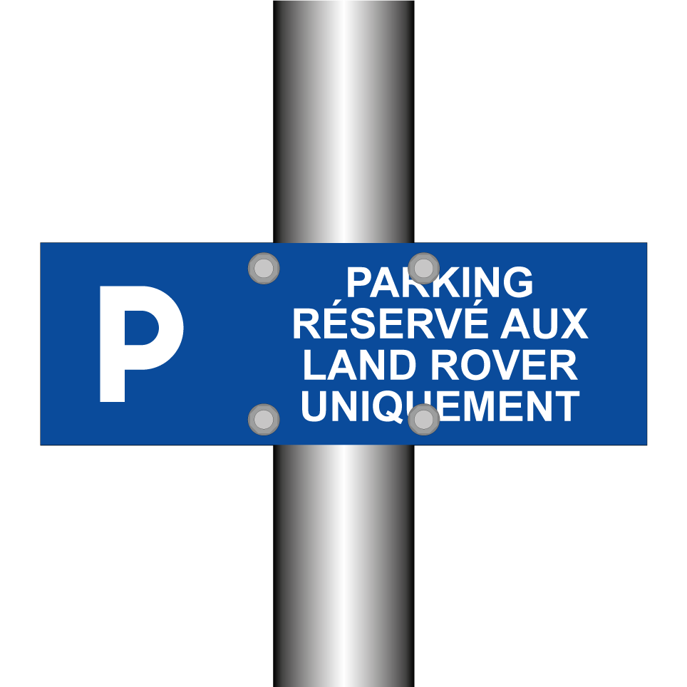 Parking réservé aux Land Rover uniquement