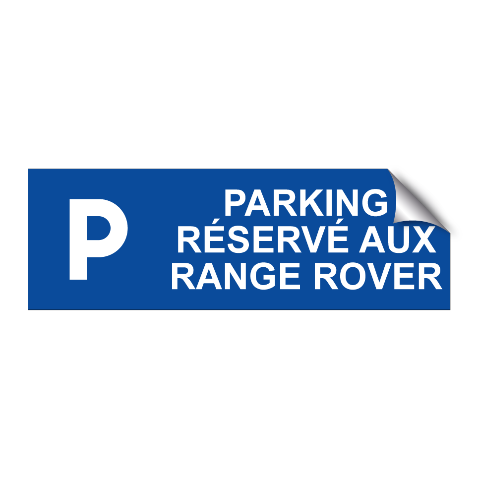 Parking réservé aux Range Rover