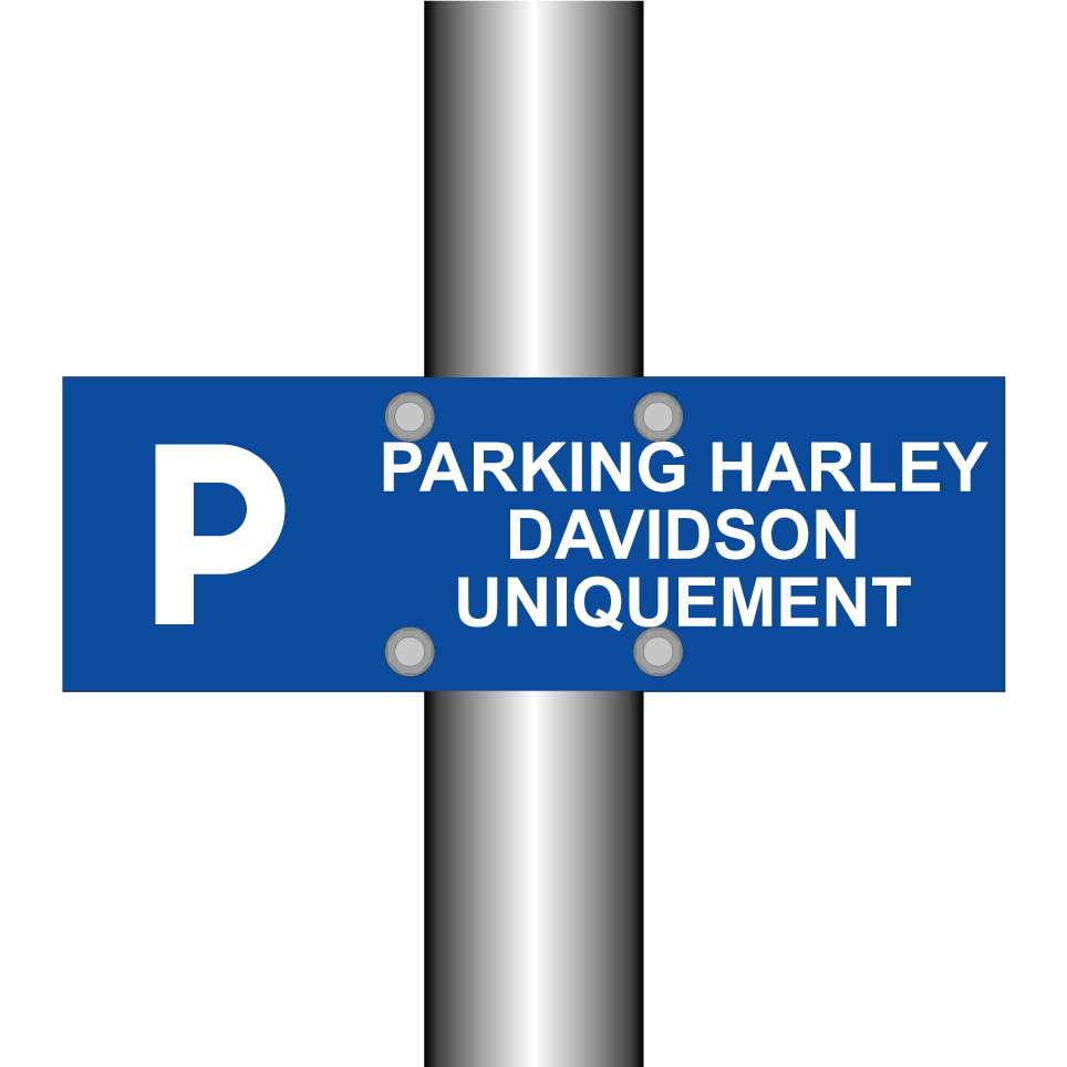 Parking Harley Davidson uniquement