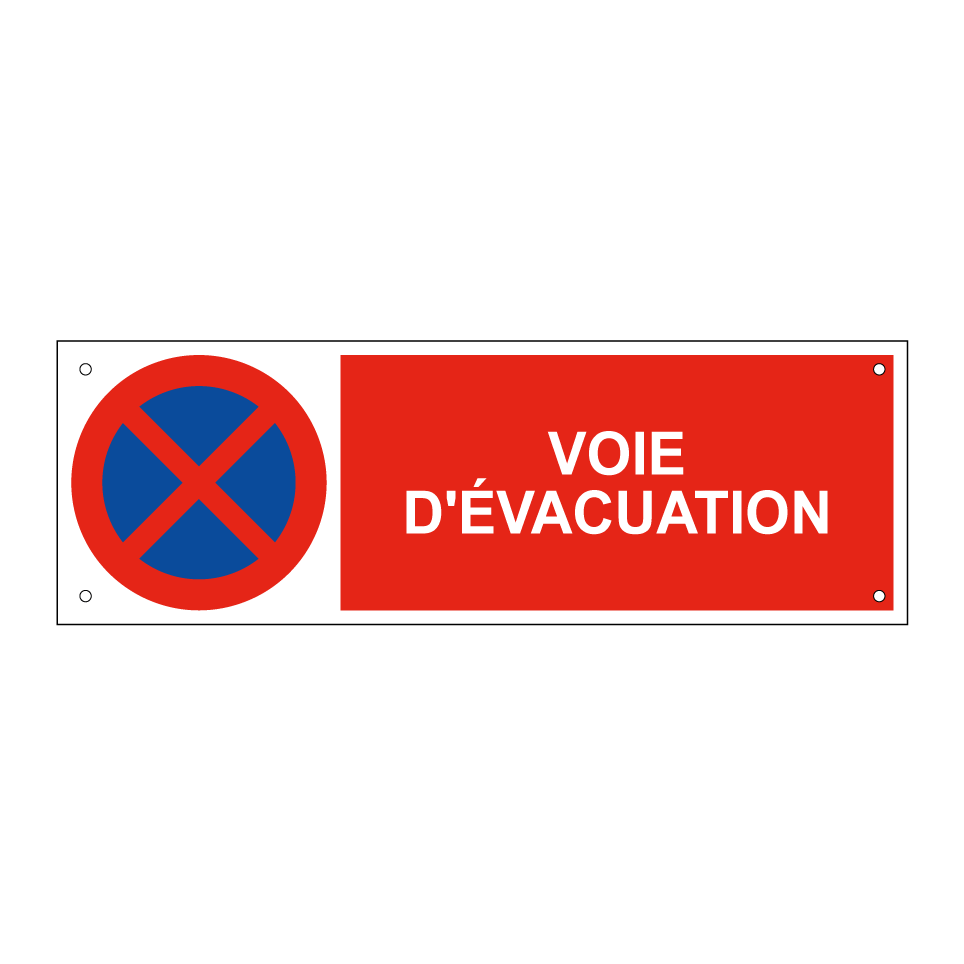 Voie d'évacuation