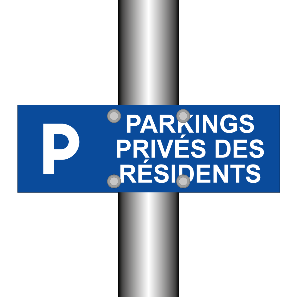 Parkings privés des résidents