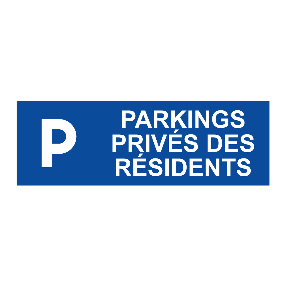 Parkings privés des résidents