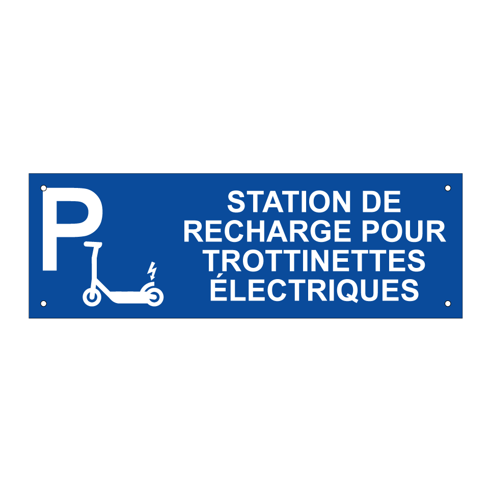 Station de recharge pour trottinettes électriques
