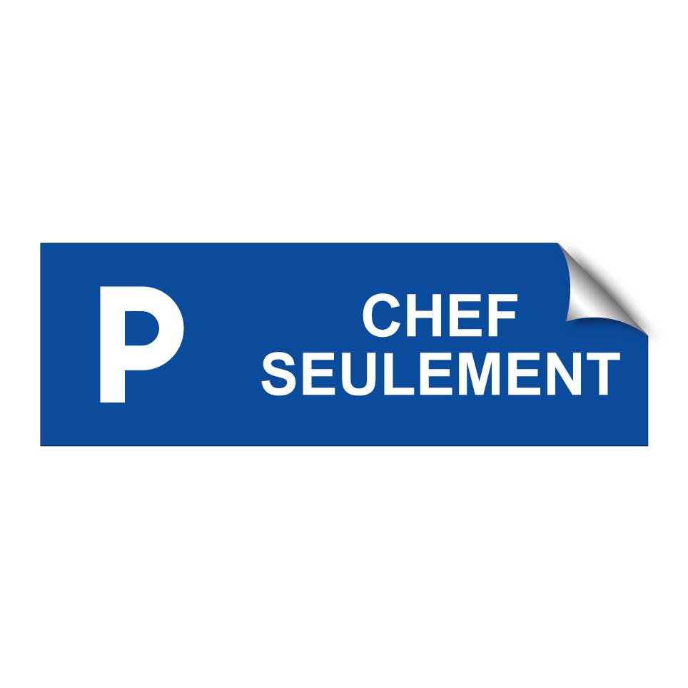 Chef seulement