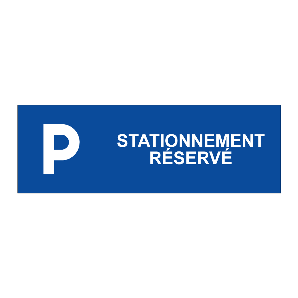 Stationnement réservé
