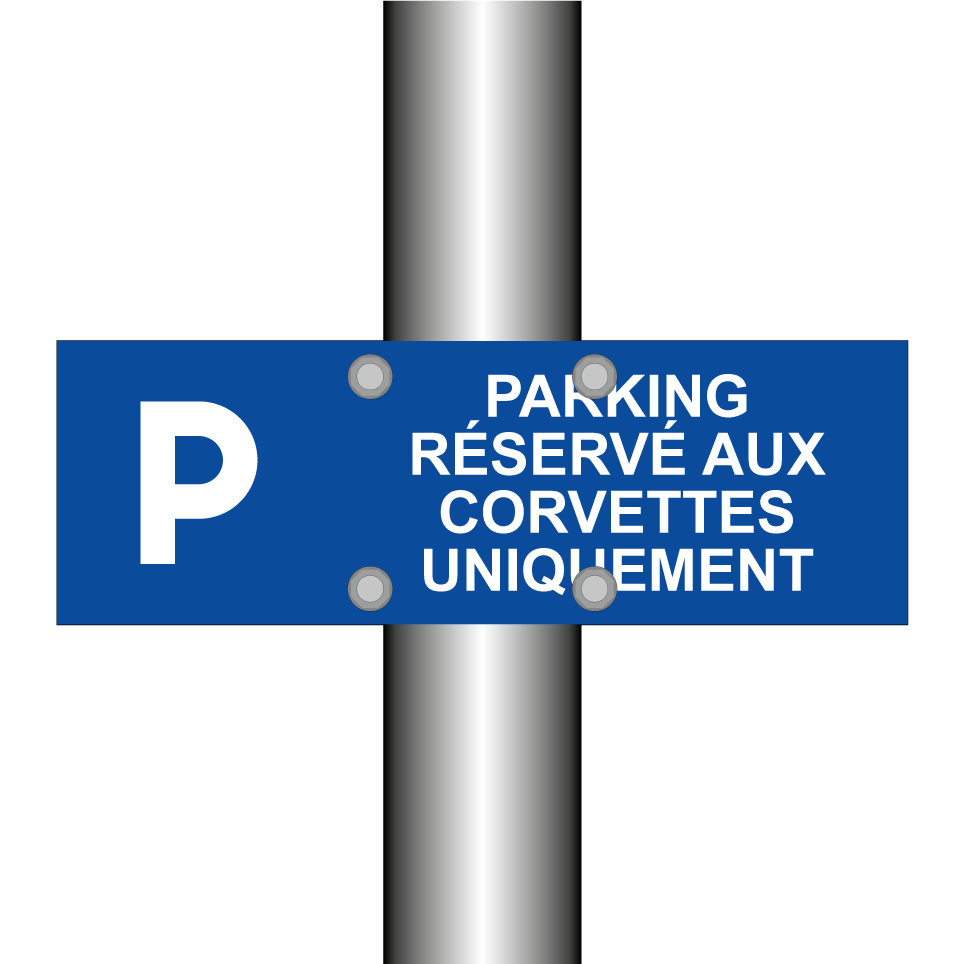 Parking réservé aux Corvettes uniquement