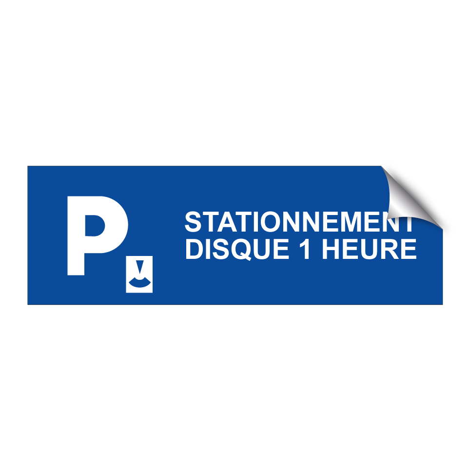 Stationnement disque 1 heure