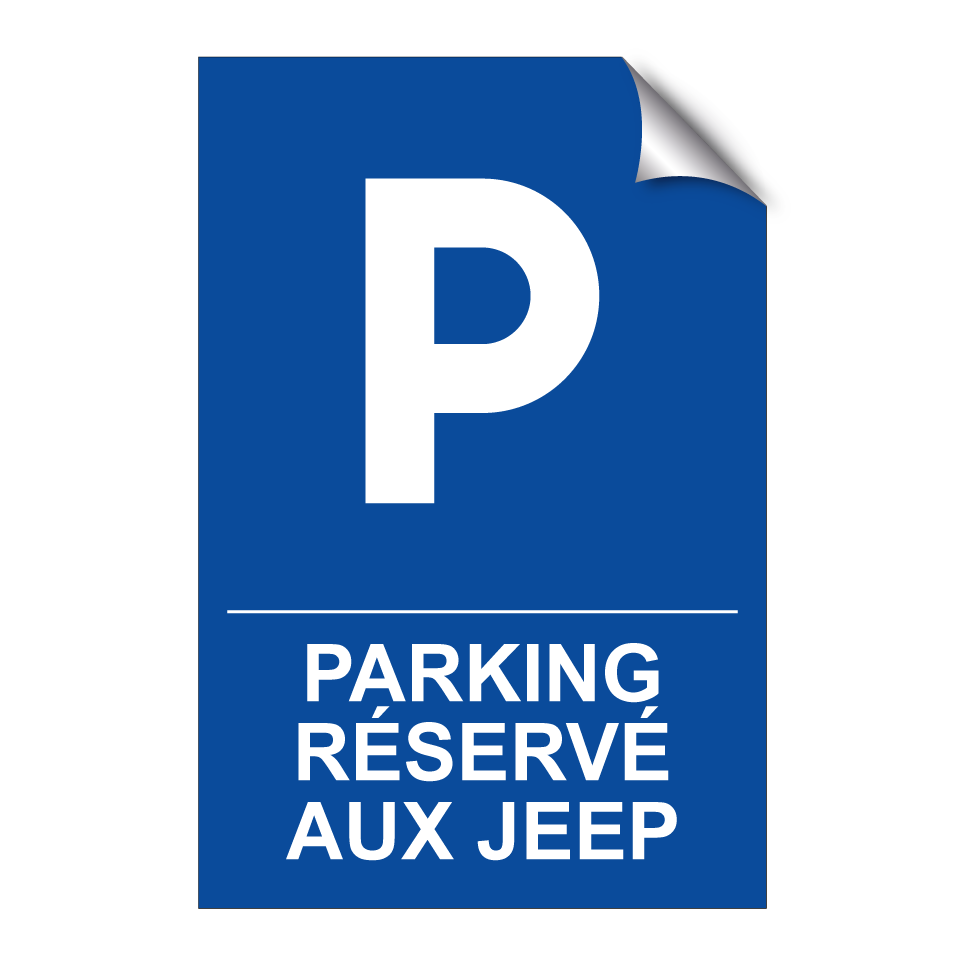 Parking réservé aux Jeep
