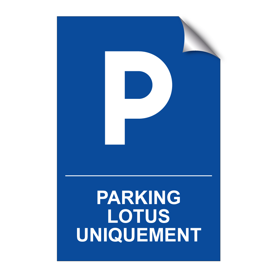 Parking Lotus uniquement