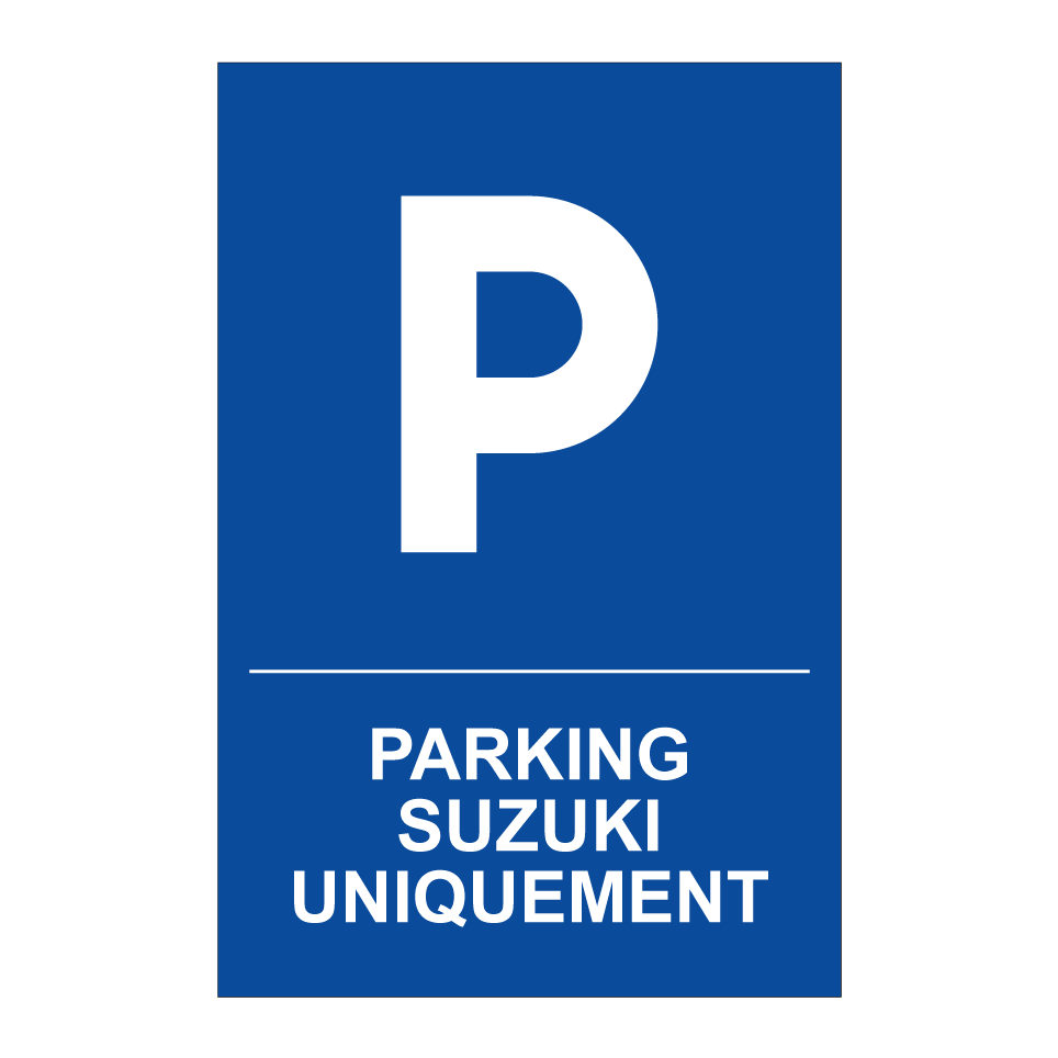Parking Suzuki uniquement
