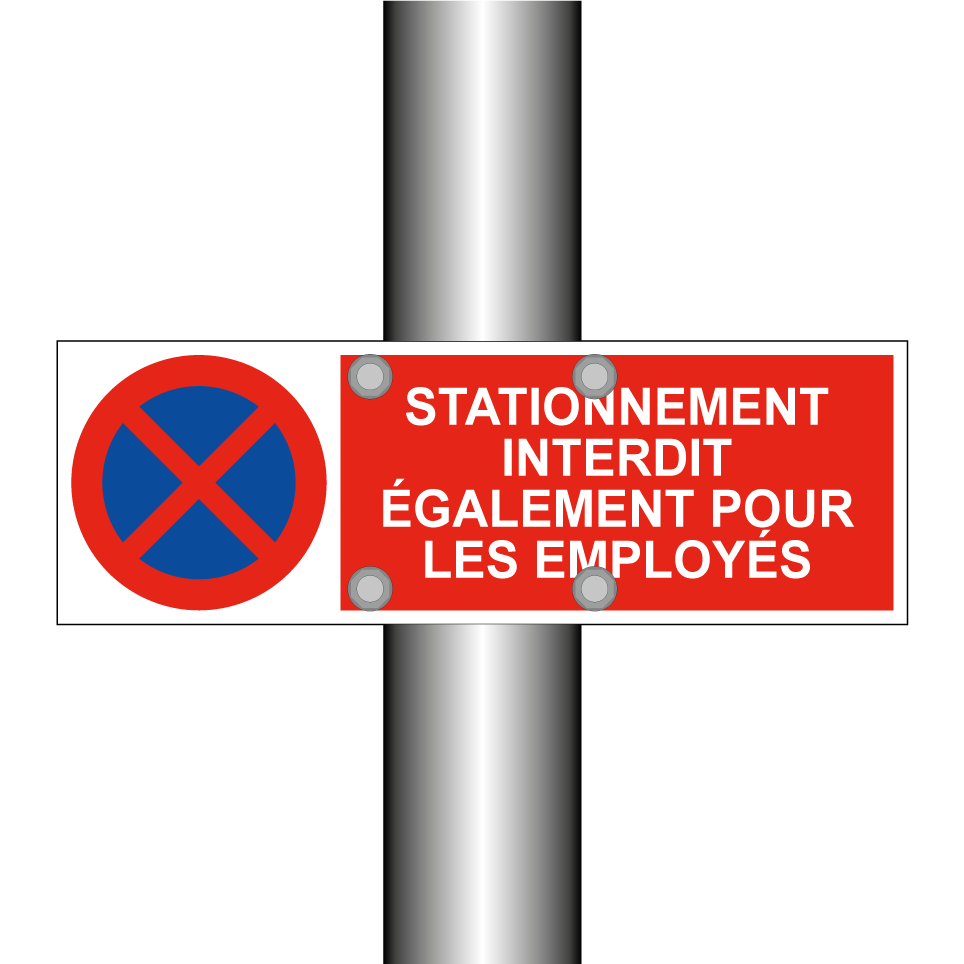 Stationnement interdit également pour les employés