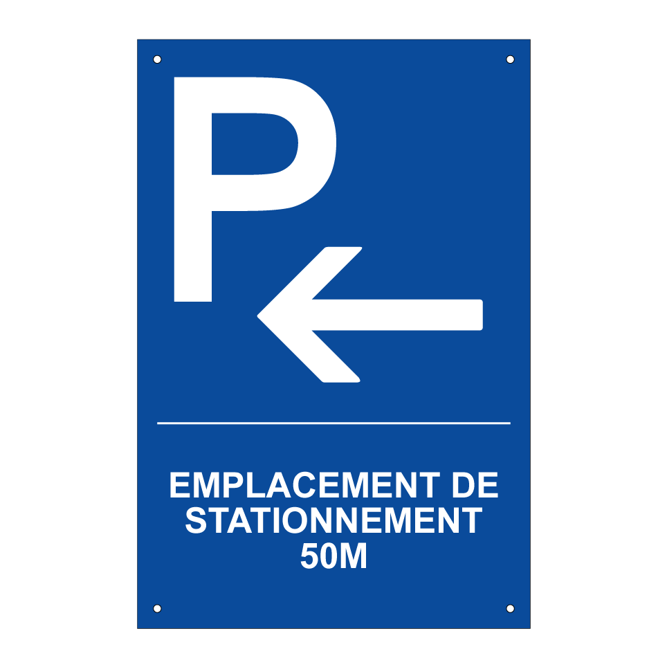 Emplacement de stationnement 50m
