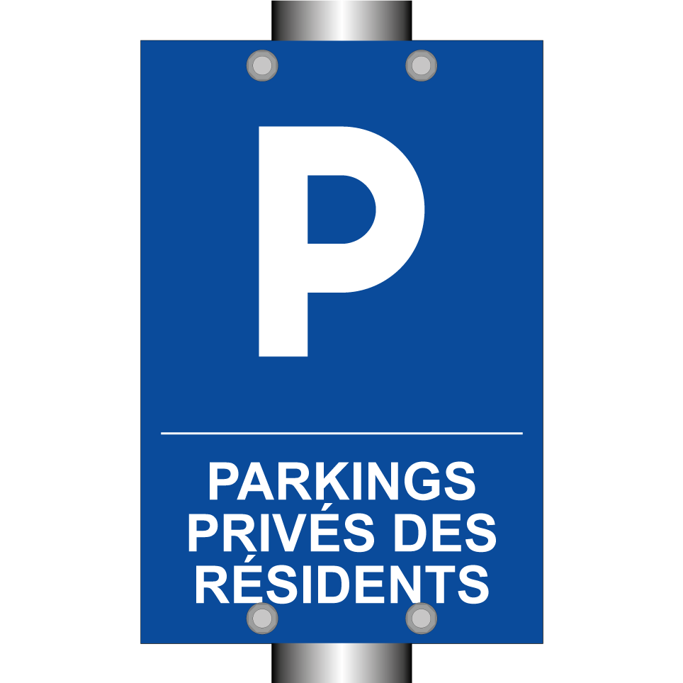 Parkings privés des résidents