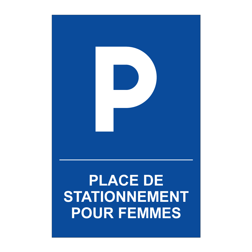 Place de stationnement pour femmes
