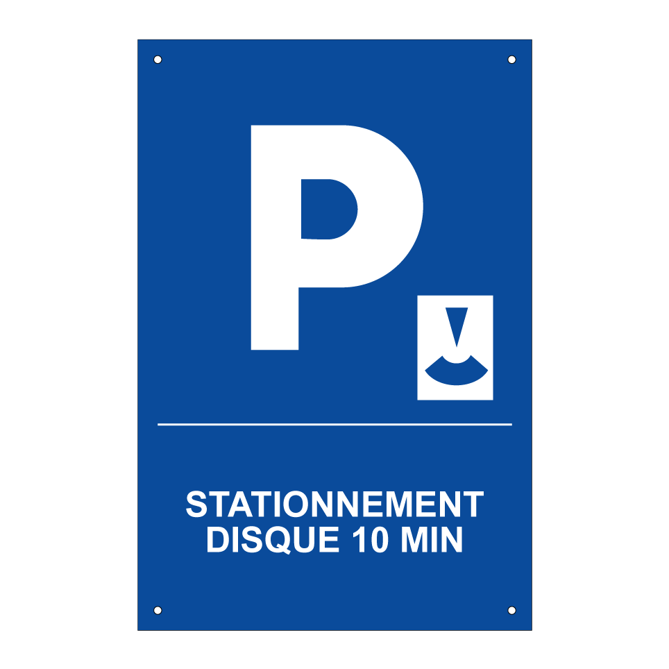 Stationnement disque 10 min