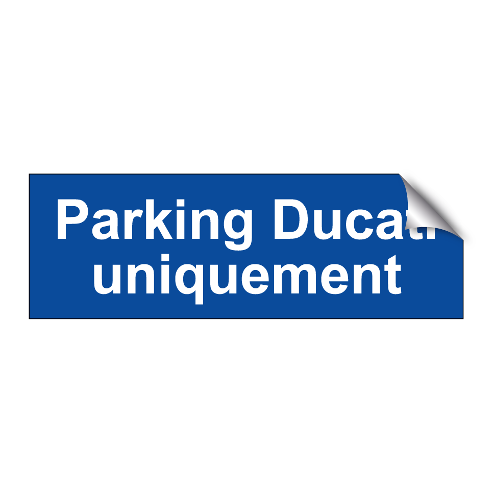 Parking Ducati uniquement