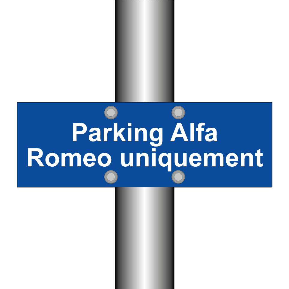 Parking Alfa Romeo uniquement