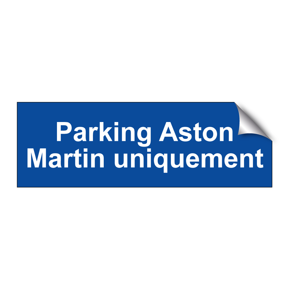 Parking Aston Martin uniquement