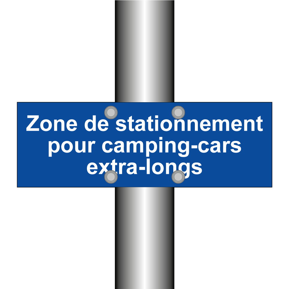 Zone de stationnement pour camping-cars extra-longs