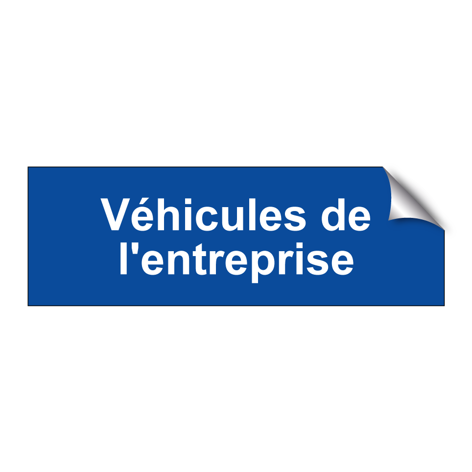 Véhicules de l'entreprise