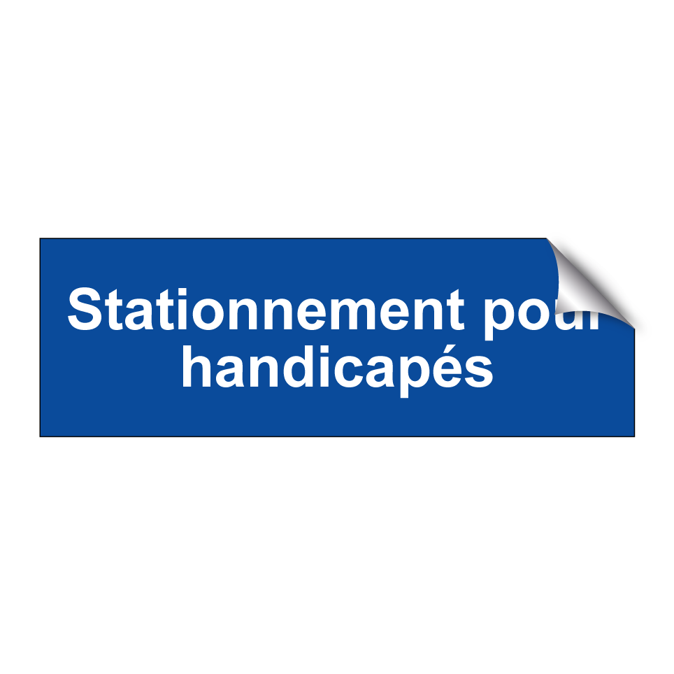 Stationnement pour handicapés