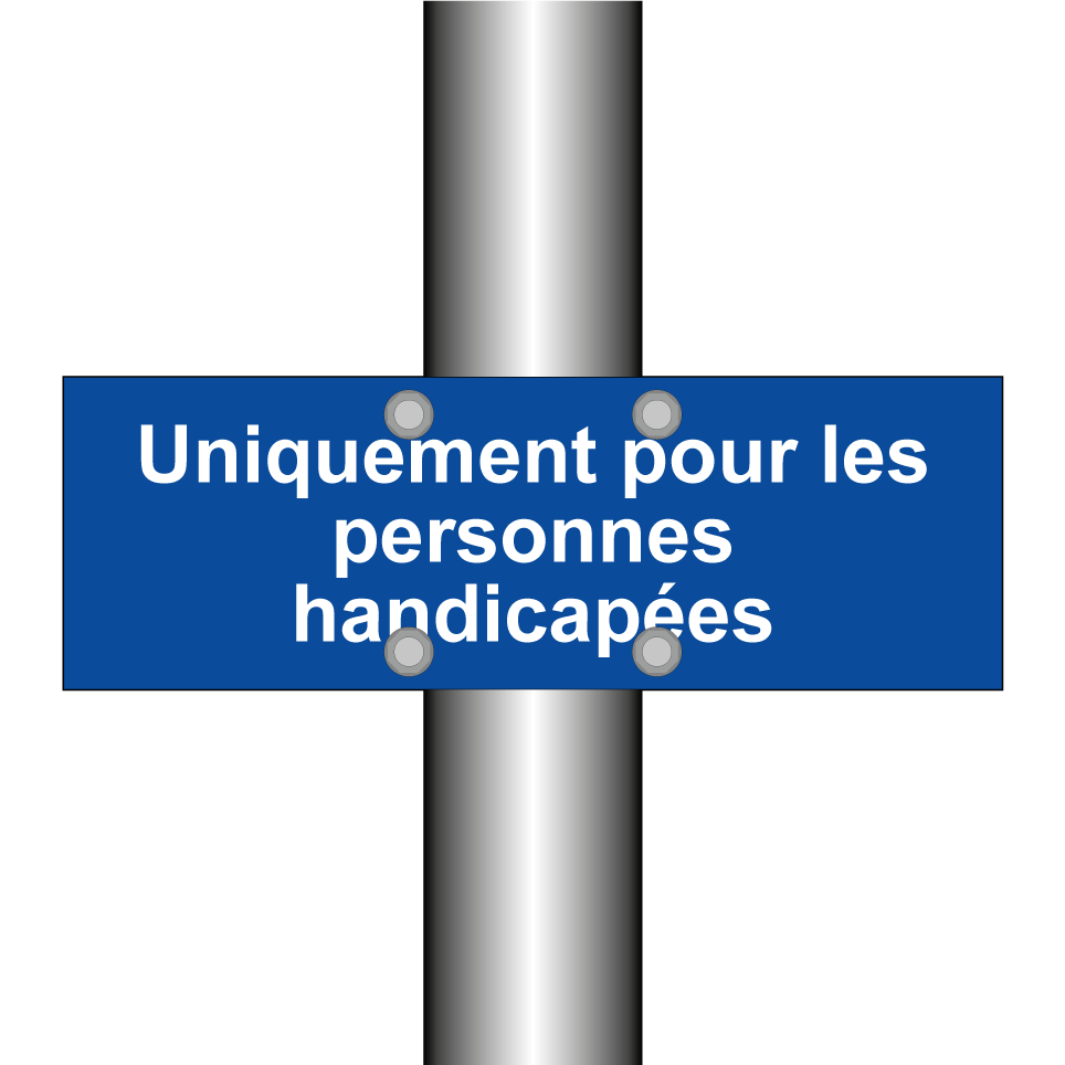 Uniquement pour les personnes handicapées