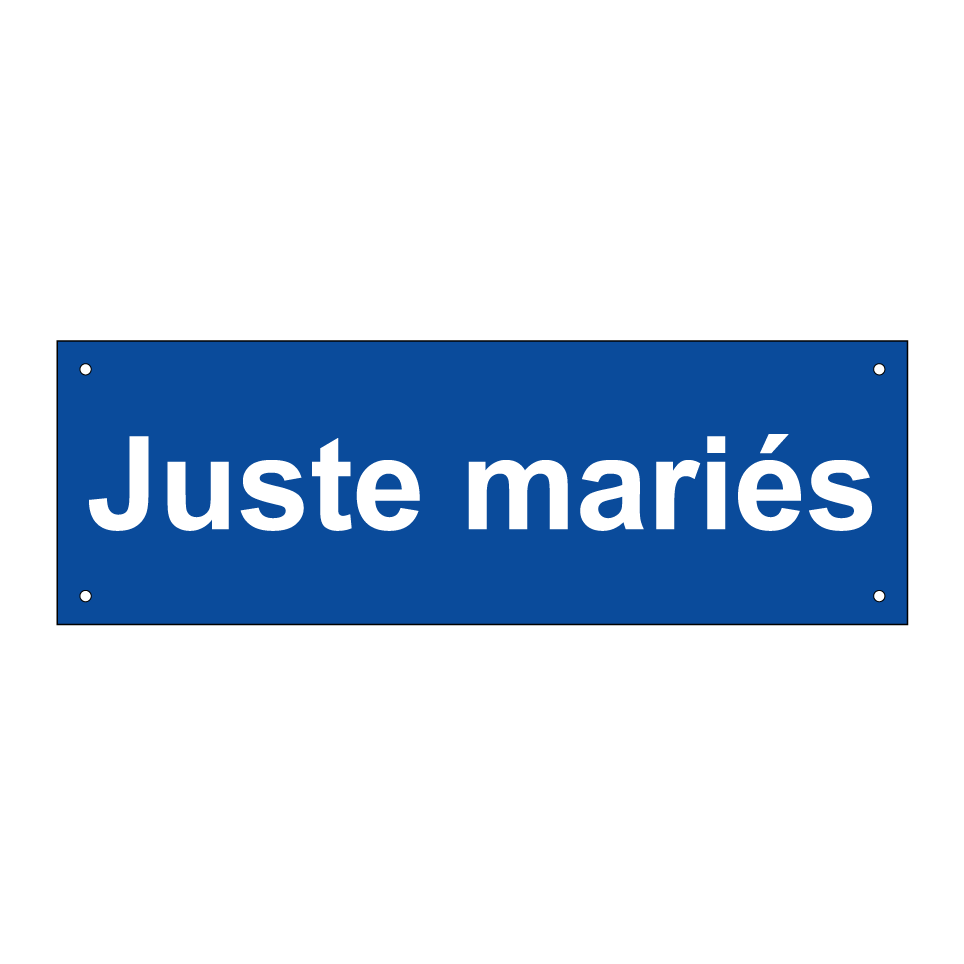 Juste mariés