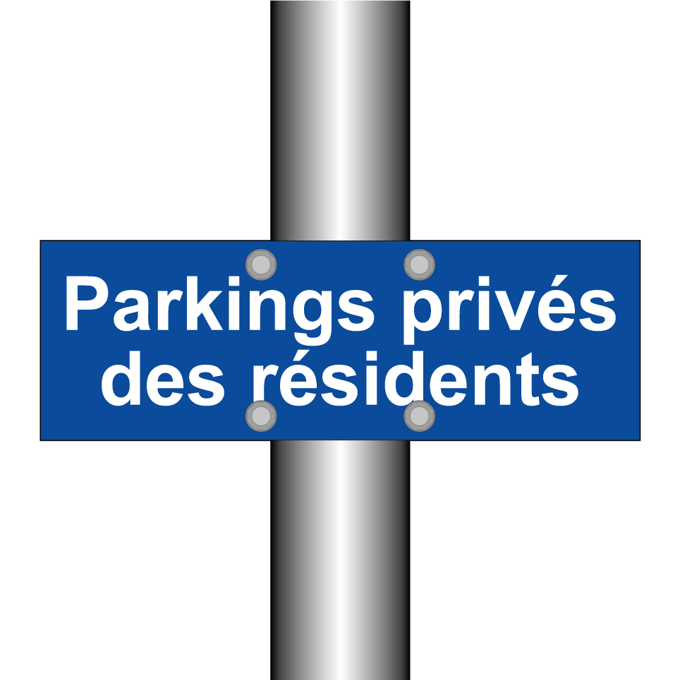 Parkings privés des résidents